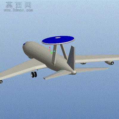 预警机 3D模型