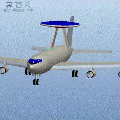 预警机 3D模型