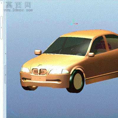 proe曲面绘制宝马造型汽车 3D模型