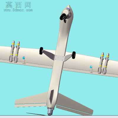 MQ-9无人机 3D模型