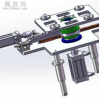 旋转举升定位 3D模型