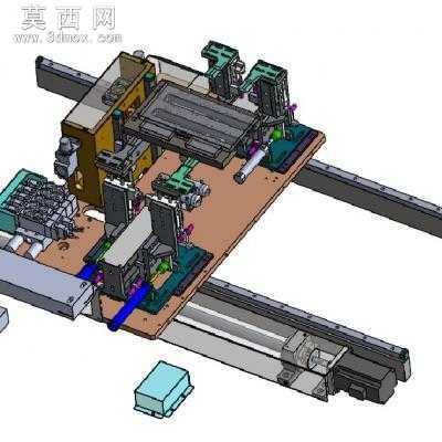 非标全自动动力锂电池叠片机可直接用于生产 3D模型