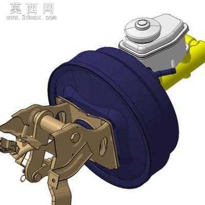 真空助力器 3D模型