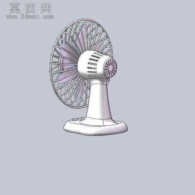 小风扇 3D模型