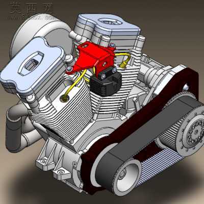FXR 发动机 3D模型