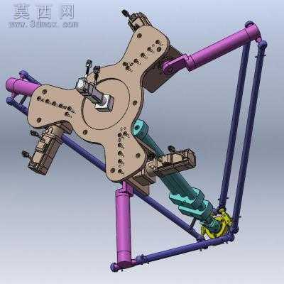 并联机械手 3D模型