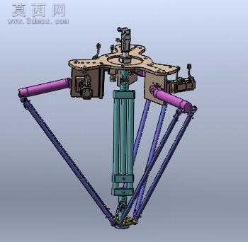 并联机械手 3D模型