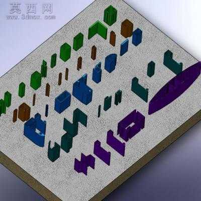 汽车专用铝型材汇总 3D模型