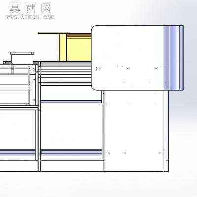 超市系列设备--收银台3 3D模型 3D模型