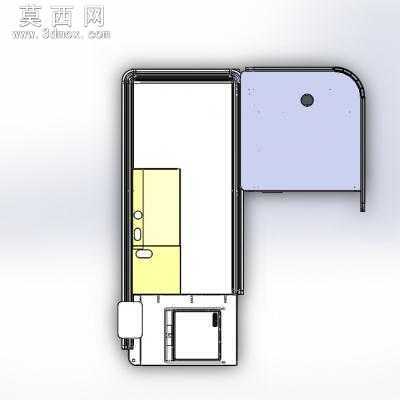 超市系列设备--收银台3 3D模型 3D模型