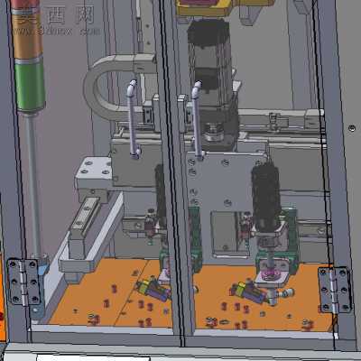 自动焊接和攻螺纹工作机械设备 3D模型