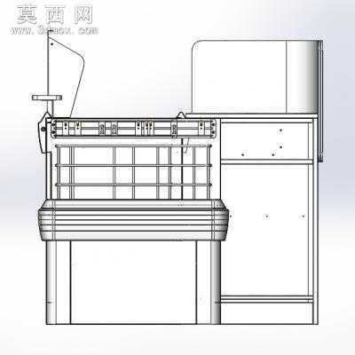 超市系列设备--收银台2 3D模型 3D模型