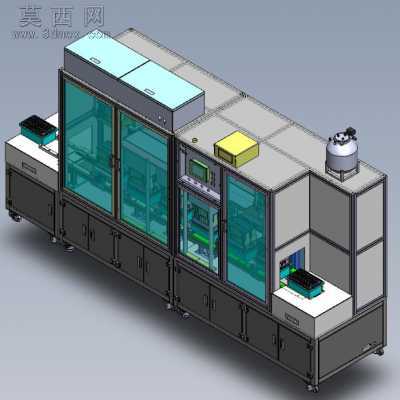 锂电池组装机、非标自动化锂电池组装设备 3D模型