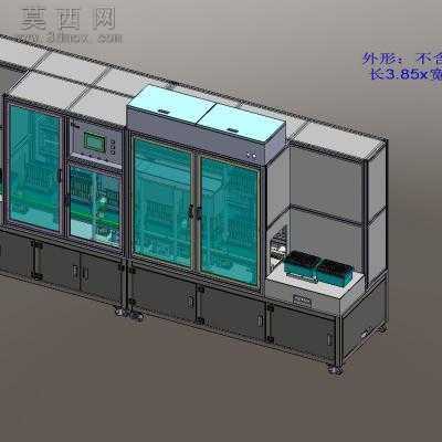 锂电池组装机、非标自动化锂电池组装设备 3D模型