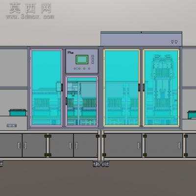 锂电池组装机、非标自动化锂电池组装设备 3D模型
