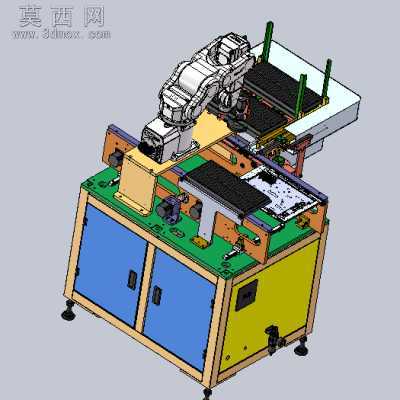 自动化DIMM插装机 3D模型
