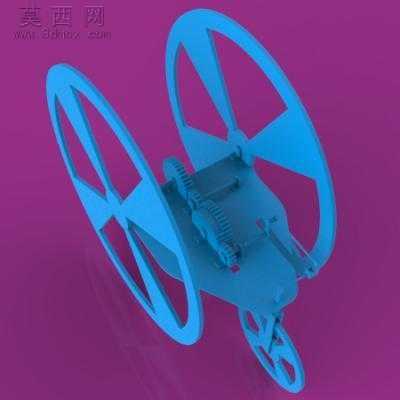 无碳小车 3D模型