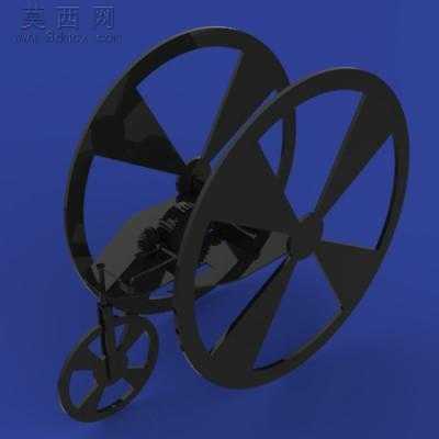 无碳小车 3D模型