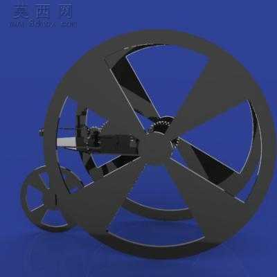 无碳小车 3D模型