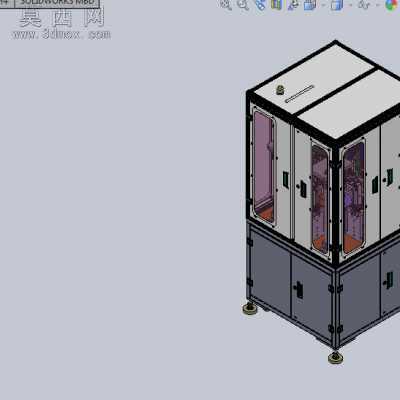 打印机灌墨设备 3D模型