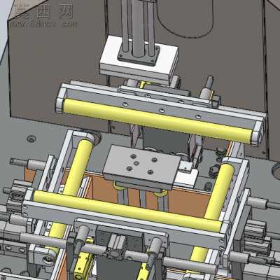 礼品盒包装成型机 3D模型