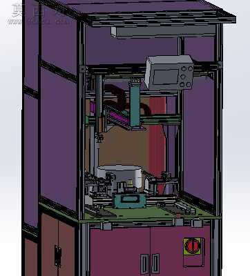 螺钉热埋设备 3D模型