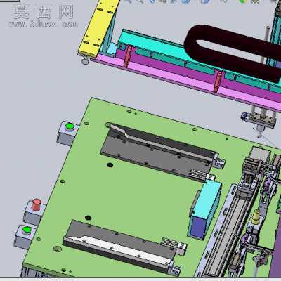 螺钉热埋设备 3D模型