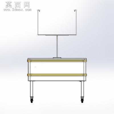 超市系列设备--冰鲜盘 3D模型 3D模型