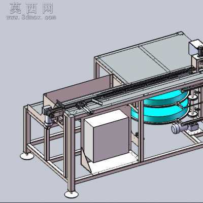 垫片旋切机 3D模型
