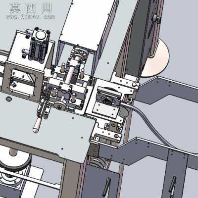 垫片旋切机 3D模型