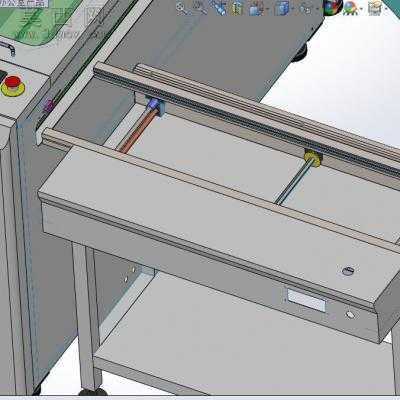 电子产品自动化生产流水线设备总体图 3D模型