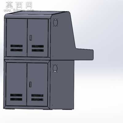 经典的控制台操作台 3D模型