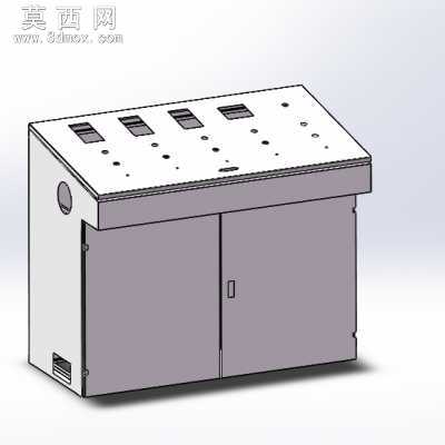 经典的控制台操作台 3D模型