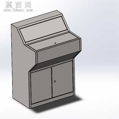 经典的控制台操作台 3D模型