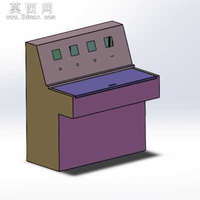 经典的控制台操作台 3D模型