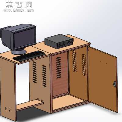 经典的控制台操作台 3D模型