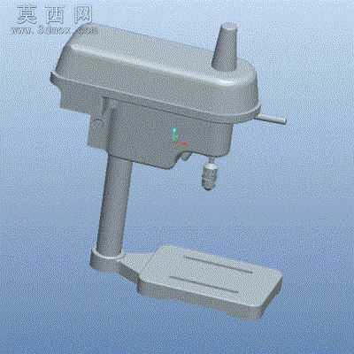 PROE 钻孔机总成 3D模型