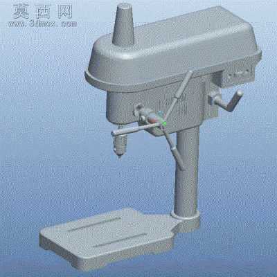 PROE 钻孔机总成 3D模型