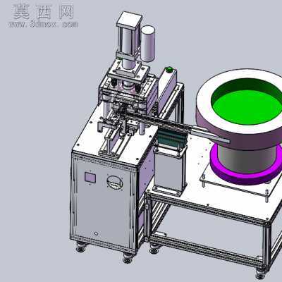半自动光纤头组装机 3D模型