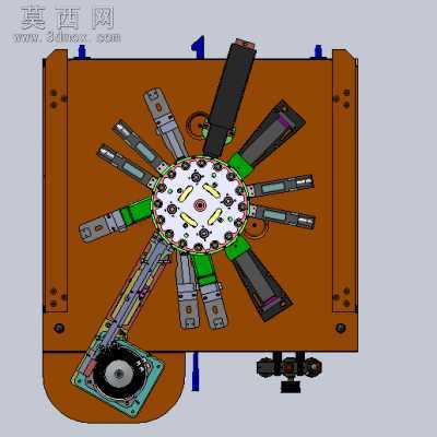 半导体多功能测试分类一体机 3D模型