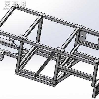 智能AGV小车 3D模型