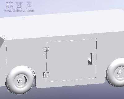智能AGV小车 3D模型