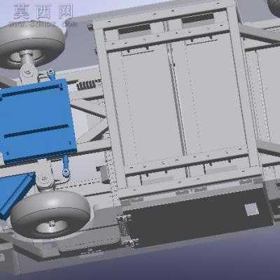 智能AGV小车 3D模型