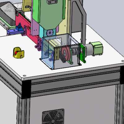 自动装针机 3D模型