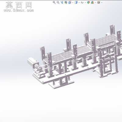 收料机构 3D模型