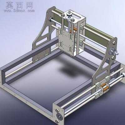 数控雕刻机 3D模型