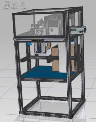 红外线干燥贴膜机 3D模型