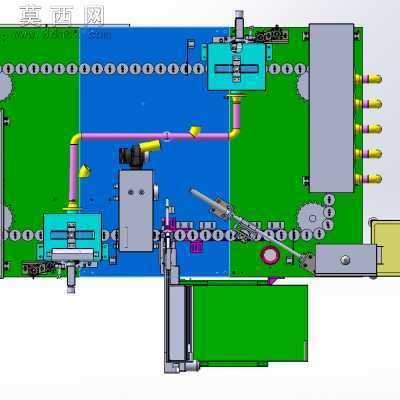 自动循环清洗喷雾机 3D模型