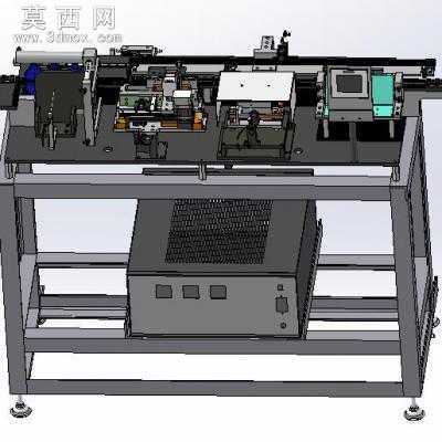 电感自动焊锡机 3D模型