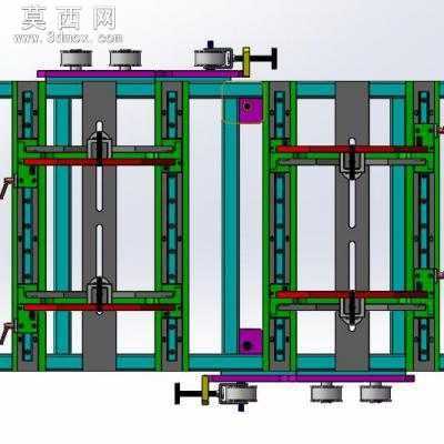 主轴跑合台 3D模型